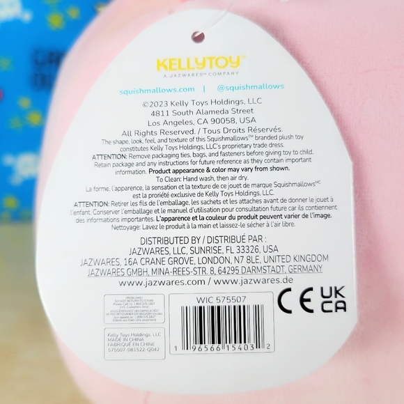 Squishmallow Peter the Pig 11" UltraSoft Stackable Farm Pal Toy Plush NWT - Picture 6 of 6